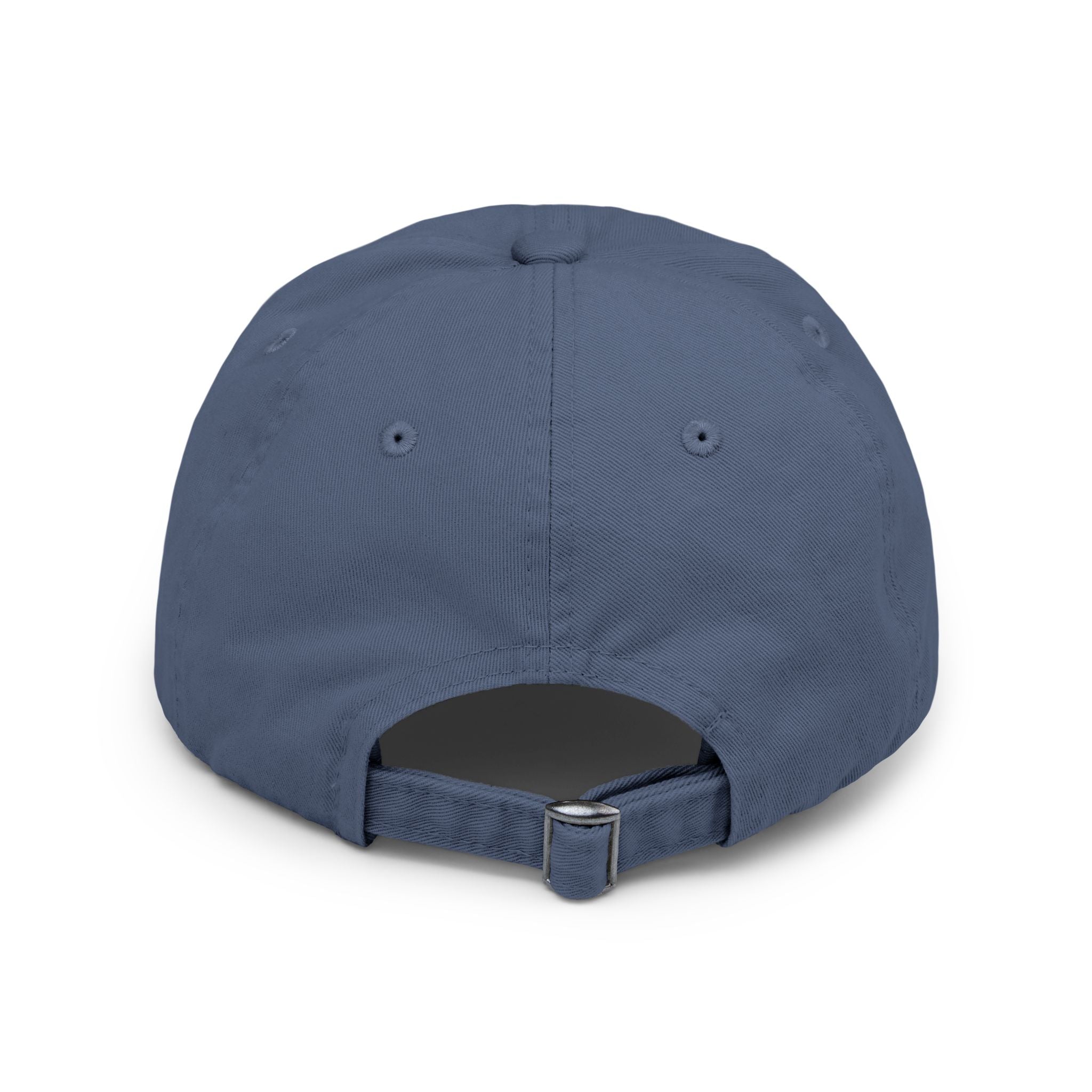 Mountain Forest Globe Cap | Distressed Hat, Nature Scenic Embroidery