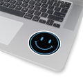 Blue Smiley Face Sticker | Kiss-Cut Sticker