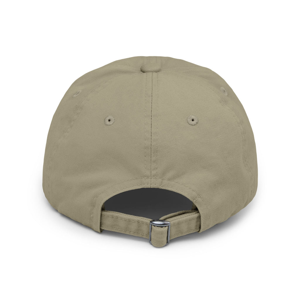 Mountain Forest Globe Cap | Distressed Hat, Nature Scenic Embroidery