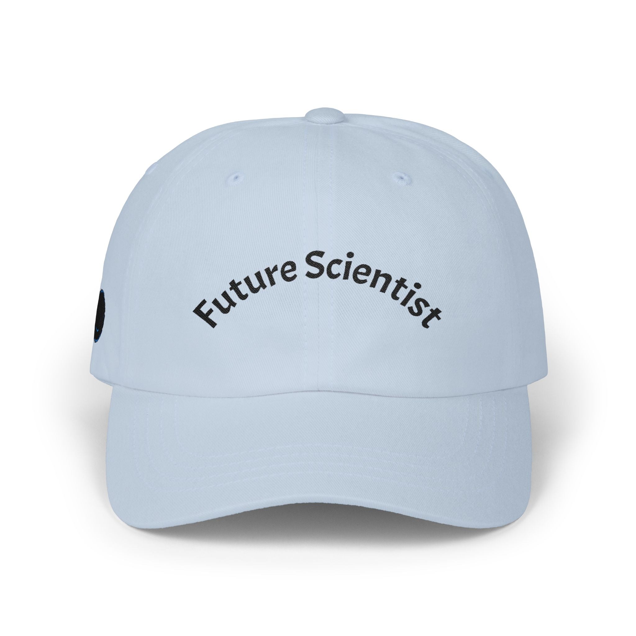Future Scientist Dad Cap | Embroidered White Baseball Hat